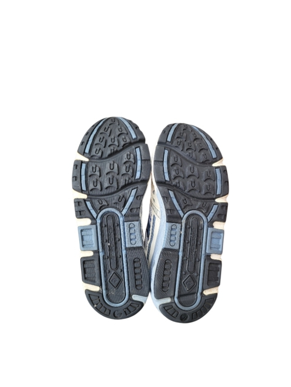 Brooks Addiction 9 Athletic Run Walk Tennis Shoe Sneaker White Blue Women 9.5 - Picture 2 of 9